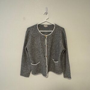 Embroidered Cardigan